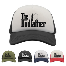 The Rodfather Trucker Cap, Funny Dad Grandad Fishing Hat, Father's Day Birthday Gift, Fishing Gifts, Gift For Fisherman - Dad Hat Cap