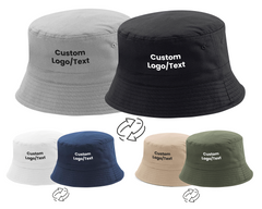 Custom Reversible Bucket Hat for Adults - Your Logo Text Personalised Print