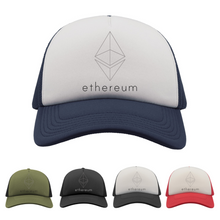 Ethereum Hat, Eth Crypto Coin, Ethereum Trucker Cap, Dad Gift, Hodl Cryptocurrency Gift, ETH Crpyto Trader, Blockchain Technology Hat