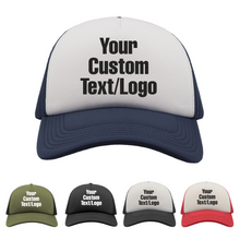 Personalised Text Logo Trucker Cap, Custom Any Name Message Hat, Personalised Business Company Logo, Customized Birthday Gift Hat, Adult Unisex