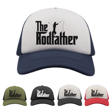 The Rodfather Trucker Cap, Funny Dad Grandad Fishing Hat, Father's Day Birthday Gift, Fishing Gifts, Gift For Fisherman - Dad Hat Cap