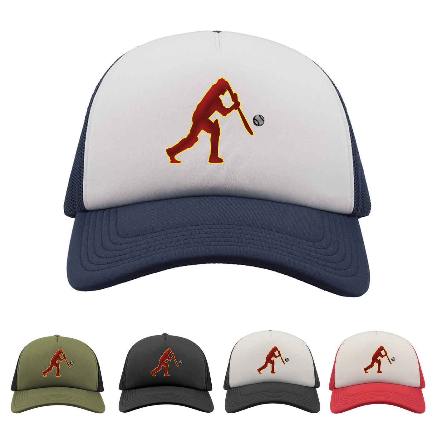 Cricket Trucker Cap, Dad Brother Son Cricket Player Fan, Cricketer Cap, Funny Sports Cricket Gifts, Cricket Hat for Him Her Mens / Boys