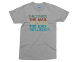 Sarcastic T-shirt for Big Brother Men's Retro Vintage Top Funny Bro Joke Tee