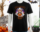 Funny Halloween Bullsheet T-shirt Cow Ghost Pun Tee Trick Or Treat Top