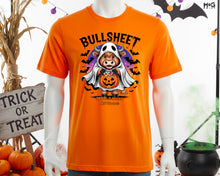 Funny Halloween Bullsheet T-shirt Cow Ghost Pun Tee Trick Or Treat Top