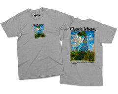 Monet Woman with Parasol T-shirt Academia Impressionist Art Shirt