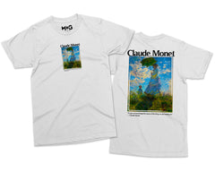 Monet Woman with Parasol T-shirt Academia Impressionist Art Shirt