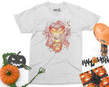 Pumpkin Head Halloween t-shirt Spooky Pumpkin Head Halloween Costume Funny Scary Horror Halloween Party Outfit T-shirt Gift