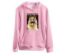 Custom Photo Hoodie Front Back Print Personalised Own Picture Text Hen Party Jumper