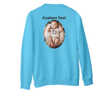 Custom Photo Sweatshirt Personalised Own Picture Text Hen Party Birthday Jumper