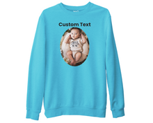 Custom Photo Sweatshirt Personalised Own Picture Text Hen Party Birthday Jumper