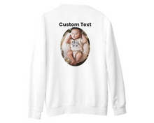 Custom Photo Sweatshirt Personalised Own Picture Text Hen Party Birthday Jumper