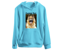 Custom Photo Hoodie Front Back Print Personalised Own Picture Text Hen Party Jumper