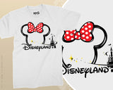 Disneyland Mickey & Minnie Matching T-shirt for Men Women, Disneyworld Trip Matching Tops, Cartoon Disney Lover, Disneyland Holiday Vacation