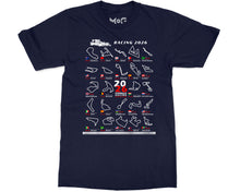 Formula Racing 2026 Schedule T-shirt Motorsport Fan Tee for Men Women