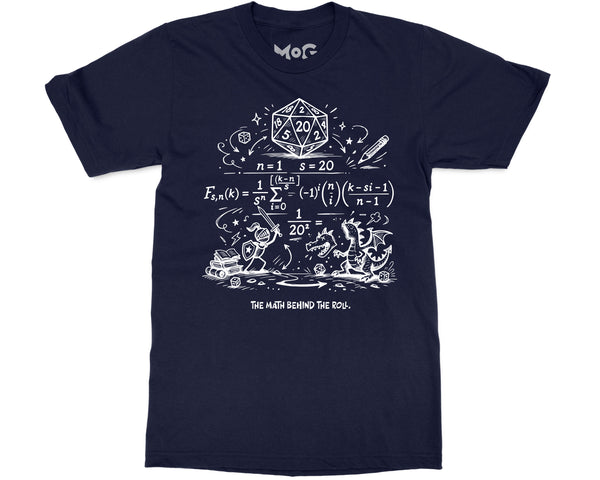 20-Sided Dice T-shirt Funny Roleplaying Gamer Tee Meme Top for RPG Fan