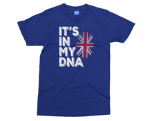 IT'S IN MY DNA T-shirt British Flag Tee Union Jack Top UK Ethnicity Shirt Unisex