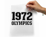 1972 Olympics Iron On Trunchbull Jumpers Sweatshirt Kids Iron On Transfers Costume World Book Day 1972 Olympics School Kids Children