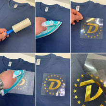 DIY Iron on Vinyl Transfers - Iron on Name - Iron on Letters - Custom Text Personalised Iron on Transfer - Custom Heat Transfers - Iron on Decal
