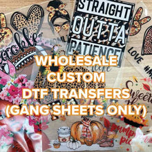 Custom Heat Transfers, T-shirt Heat Transfer Ready to Apply Dtf Iron On Personalised, Your Custom Design, Heat Printing Transfer Gang Sheets