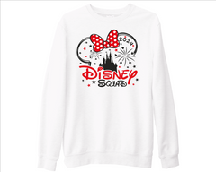 Disney Squad Jumper Minnie Mickey Mouse Disneyland Sweatshirt Paris Disneyworld Family Holiday