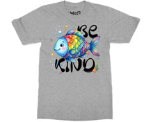Be Kind Rainbow Fish T-shirt Teacher Student Tee Inspirational Gifts