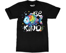 Be Kind Rainbow Fish T-shirt Teacher Student Tee Inspirational Gifts