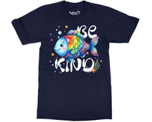 Be Kind Rainbow Fish T-shirt Teacher Student Tee Inspirational Gifts