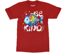 Be Kind Rainbow Fish T-shirt Teacher Student Tee Inspirational Gifts