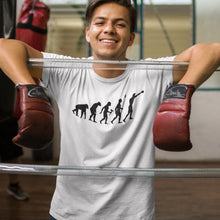 Boxing Evolution T-shirt Funny Boxer Fighter Gift Top Boxing GYM Training Unisex Tee