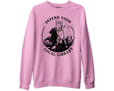 Knight Cat Funny Sweatshirt Book Lover Librarian Jumper Reader Gifts