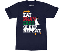 Ramadan Fasting Month T-shirt Eat Pray Fast Sleep Repeat Muslim Gifts