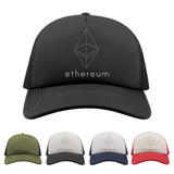 Ethereum Hat, Eth Crypto Coin, Ethereum Trucker Cap, Dad Gift, Hodl Cryptocurrency Gift, ETH Crpyto Trader, Blockchain Technology Hat