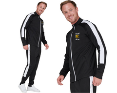 Custom Logo Tracksuit Personalised Matching Full Set Track Top & Bottoms - Adult Size