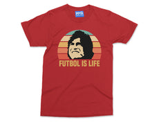 Futbol Is Life T-Shirt Retro Vintage Footballer Soccer Gift Unisex Football Tee