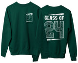 Class of 24 Custom Name Sweatshirt 2024 Leavers Personalised Jumper