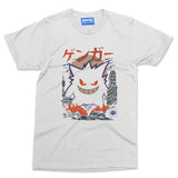 Gengar Anime Art T-shirt Retro Cool Japanese Manga Lover Style Graphic Tee Gift