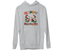 Mickey & Minnie Happy Holidays Hoodie | Christmas Disney Hoody Xmas Gift