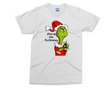 Funny Grinch Christmas T-shirt Grinchmas Cheer Up Dude Shirt Xmas Party Gift Top