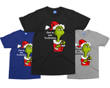 Funny Grinch Christmas T-shirt Grinchmas Cheer Up Dude Shirt Xmas Party Gift Top