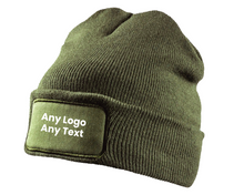 Custom Beanie Hat Your Logo/Text - Any Design Name Print - Personalised Gift