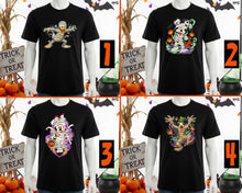 Creepy Cartoon Character T-shirt Funny Halloween Tee Kids & Adults Top