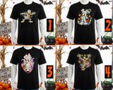 Creepy Cartoon Character T-shirt Funny Halloween Tee Kids & Adults Top
