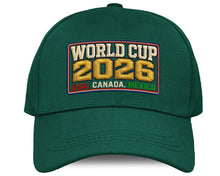 Football Cup 2026 Baseball Cap USA Canada Mexico World Soccer Fan Hat