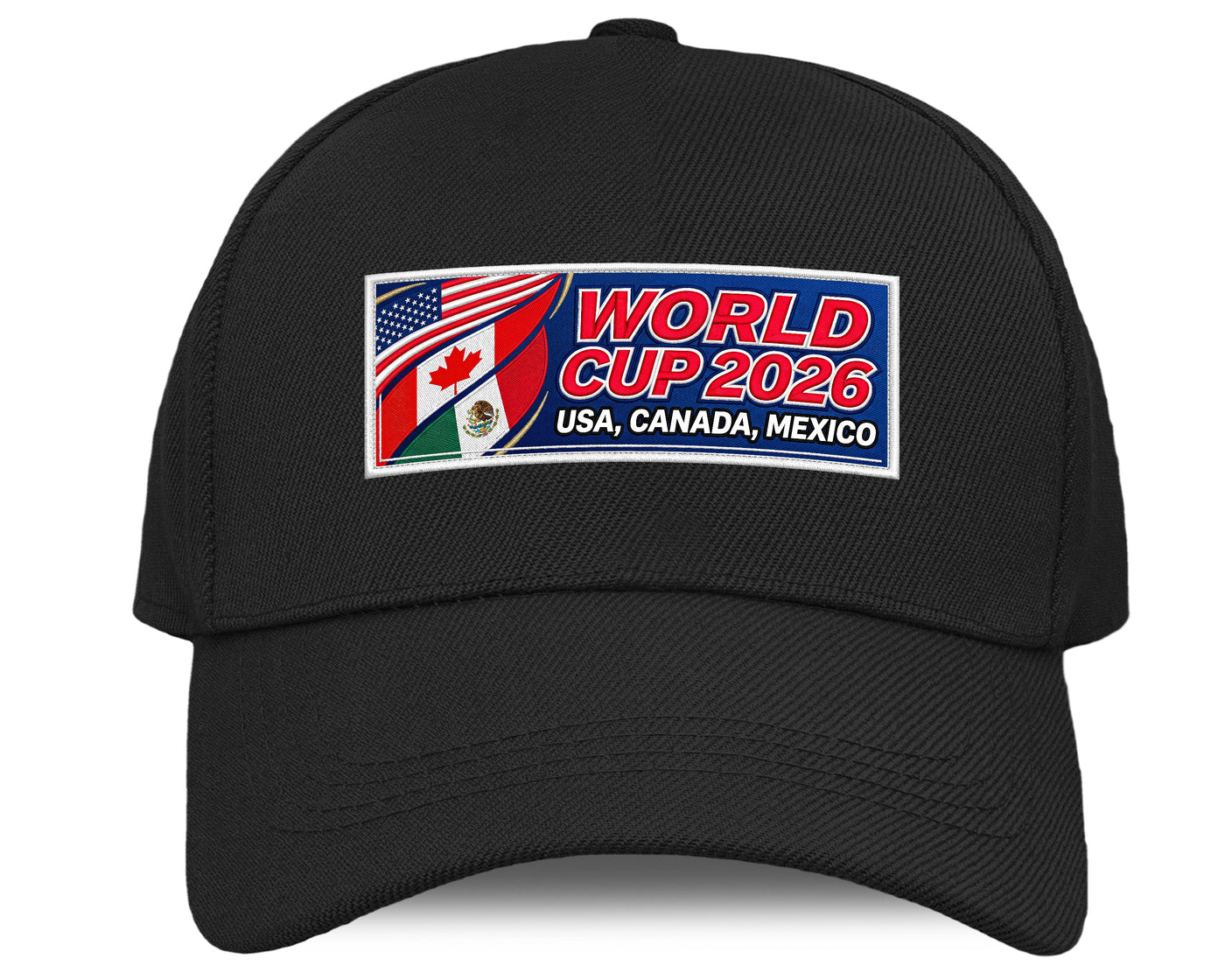Football Cup 2026 Baseball Cap World USA Canada Mexico Flag Soccer Hat
