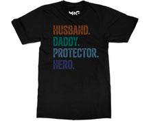 Funny Dad Quote T-shirt Husband Daddy Protector Hero Tee Father’s Day Gifts