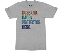Funny Dad Quote T-shirt Husband Daddy Protector Hero Tee Father’s Day Gifts