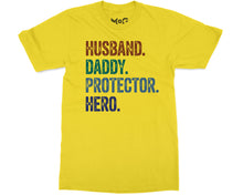 Funny Dad Quote T-shirt Husband Daddy Protector Hero Tee Father’s Day Gifts