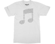 Custom Song Lyrics T-shirt Your Favorite Music Tee Musicians Gift Top