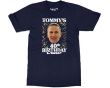 Personalised 40th Birthday Party T-shirt Custom Photo Confetti Shirt